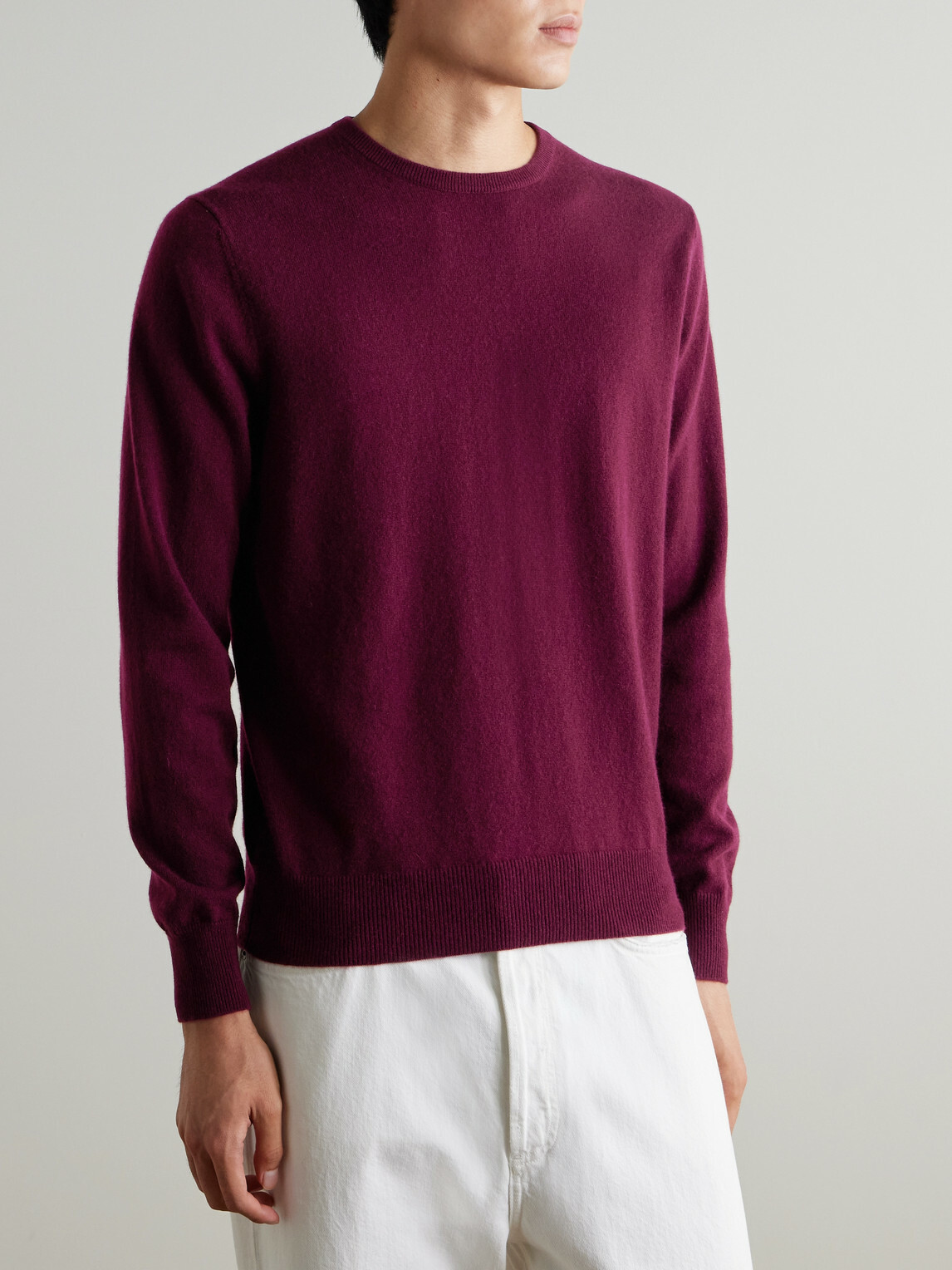 Allude - Cashmere Sweater - Burgundy