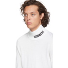 GCDS White Logo Turtleneck