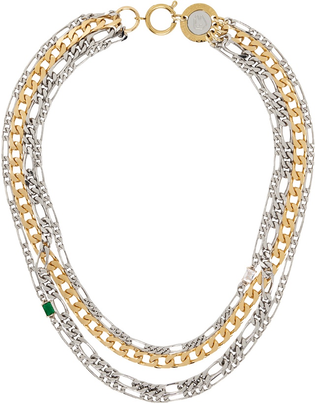 Photo: IN GOLD WE TRUST PARIS Silver Multi Chain Necklace