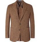 Polo Ralph Lauren - Brown Slim-Fit Checked Wool and Alpaca-Blend Blazer - Brown