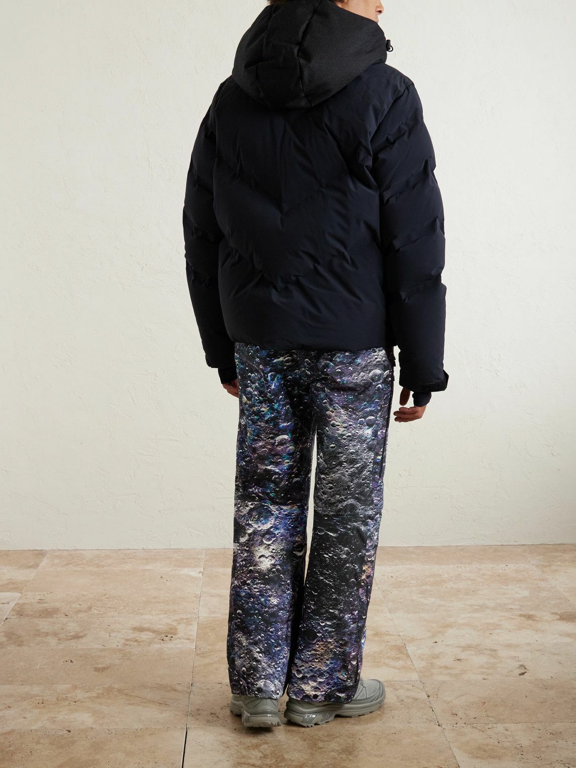 Aztech Mountain - Matthew Day Jackson Straight-leg Padded Printed Ski Pants - Blue