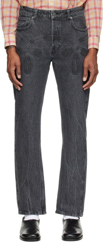 Photo: Stefan Cooke Black Braided Jeans