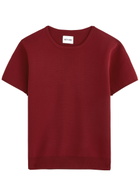 Aexae Stretch-knit top Dark Red