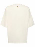 PALM ANGELS - Burning Monogram Cotton T-shirt