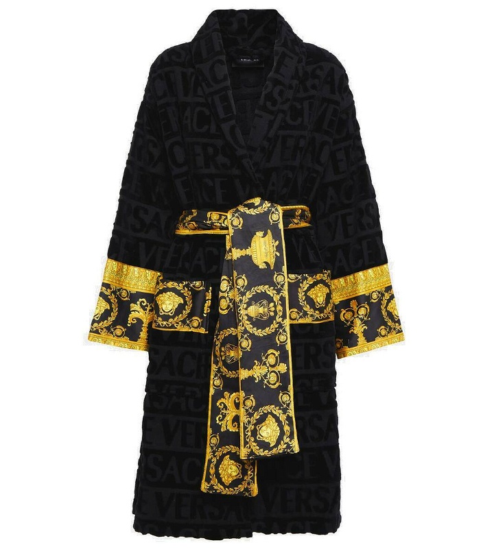 Photo: Versace Home Barocco cotton bathrobe