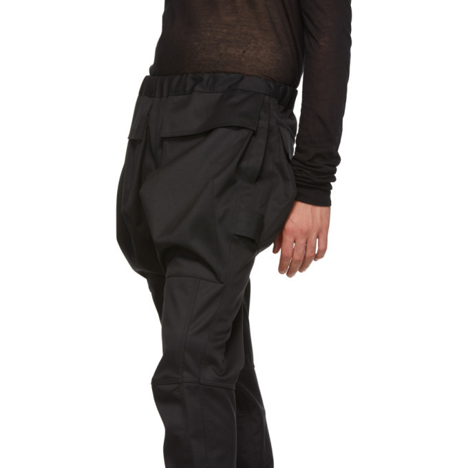 ALMOSTBLACK Black Cargo Pants