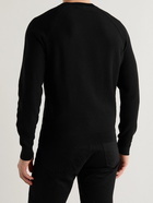 TOM FORD - Ribbed Cotton and Silk-Blend Sweater - Black