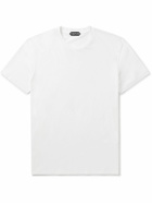 TOM FORD - Slim-Fit Cotton-Blend Jersey T-Shirt - White
