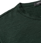 Theory - Essential Flex Stretch-Linen T-Shirt - Green