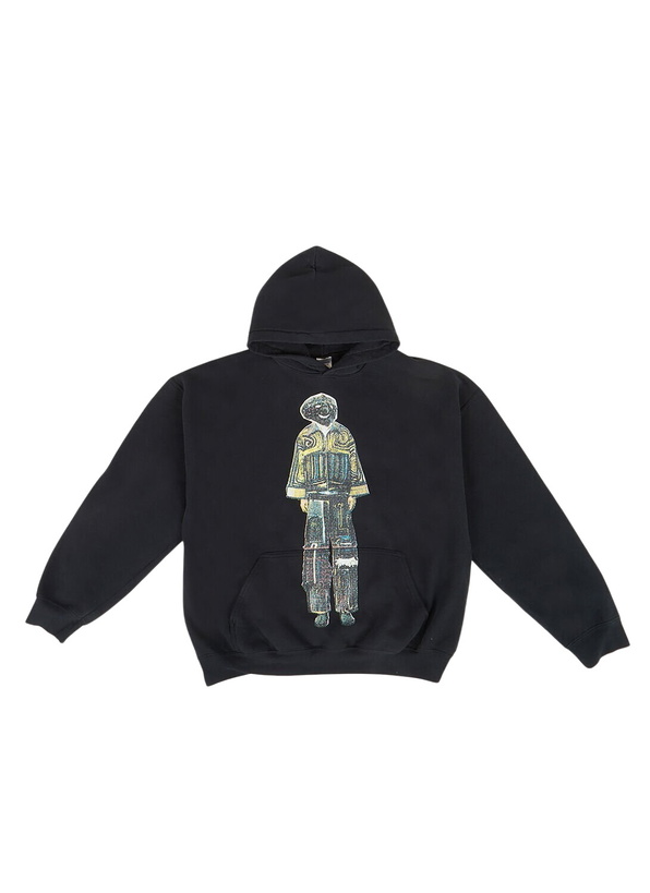 Photo: DRx FARMAxY FOR LN-CC Graphic Print Hooded Sweatshirt