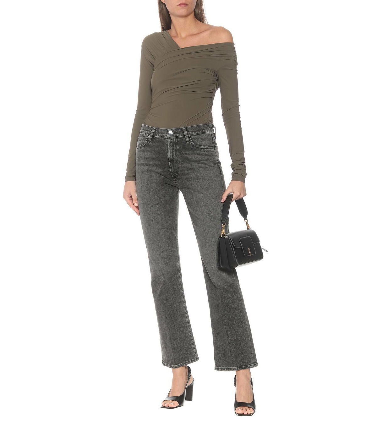 Goldsign The Comfort high-rise bootcut jeans