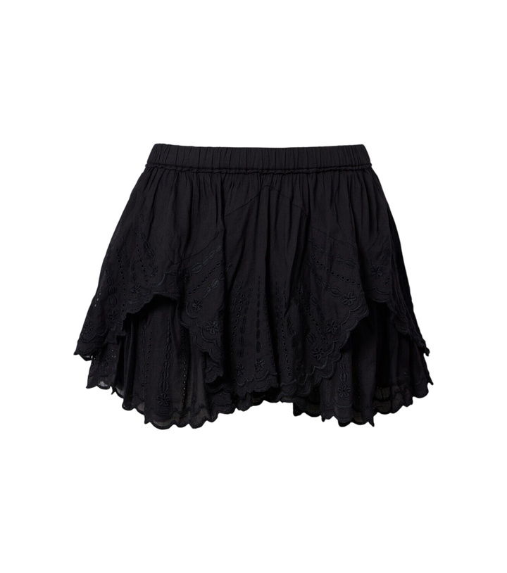 Photo: Marant Etoile Layale embroidered cotton shorts