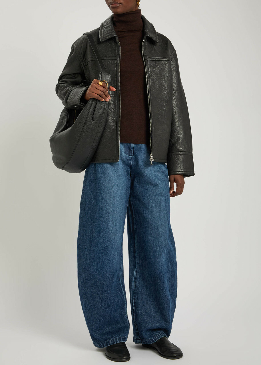 Esse Studios Meki Cocoon Barrel-leg Jeans Blue