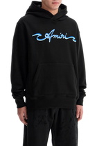 AMIRI hooded sweatshirt with logo print Black