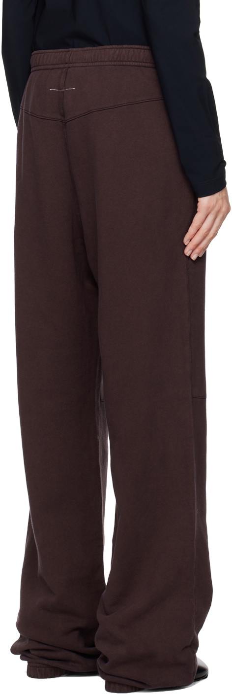 MM6 Maison Margiela Purple Unbrushed Sweatpants MM6 Maison