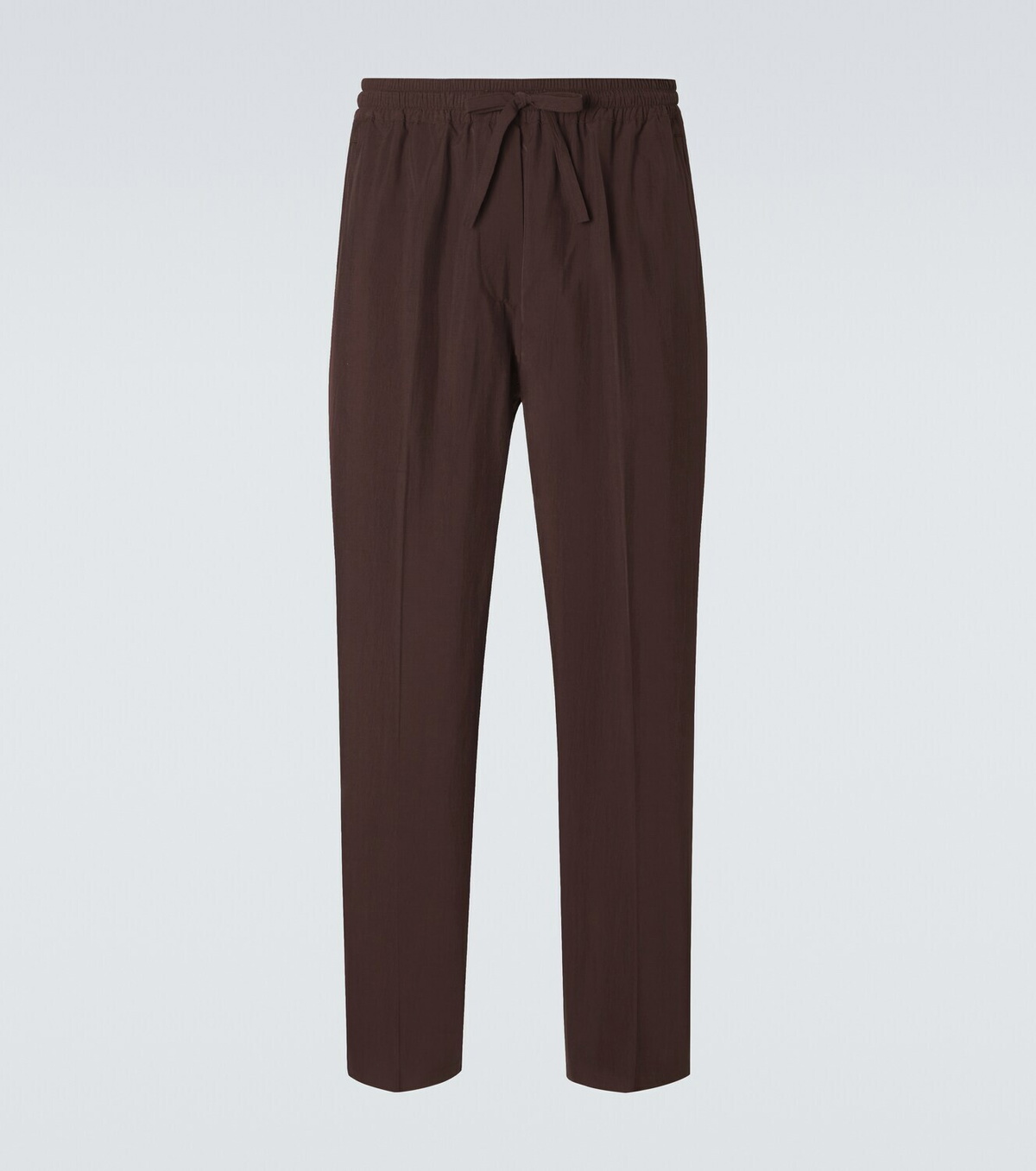 Umit Benan Selly silk-blend straight pants