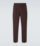 Umit Benan Selly silk-blend straight pants