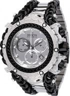 Invicta Gladiator Chronograph Quartz Diamond Silver Dial Mens Watch 48417