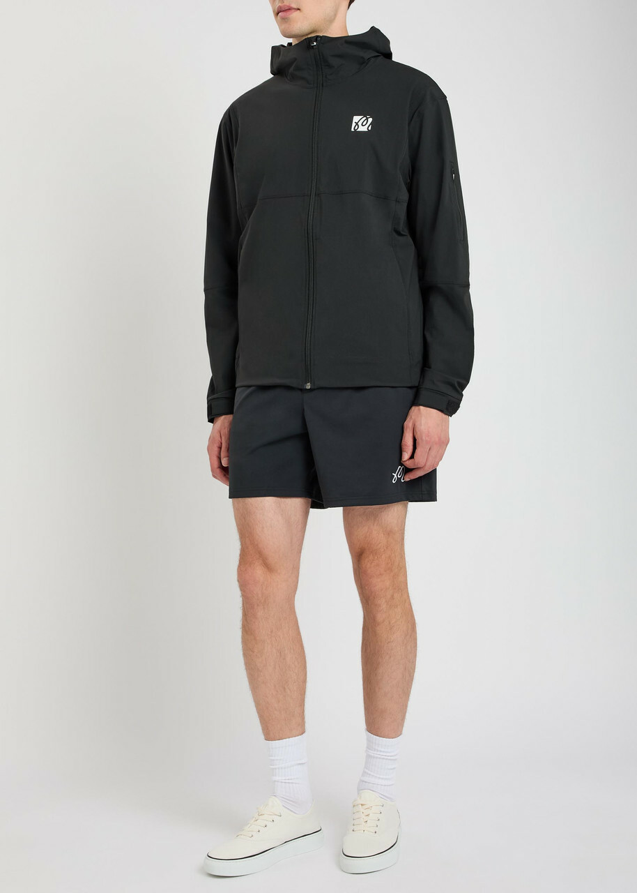 Malbon Scooter Logo-embroidered Coolcore Shorts Black