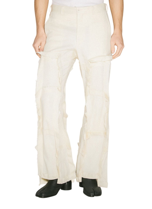 Photo: Comme des Garçons Homme Plus Panelled Wool-Blend Pants