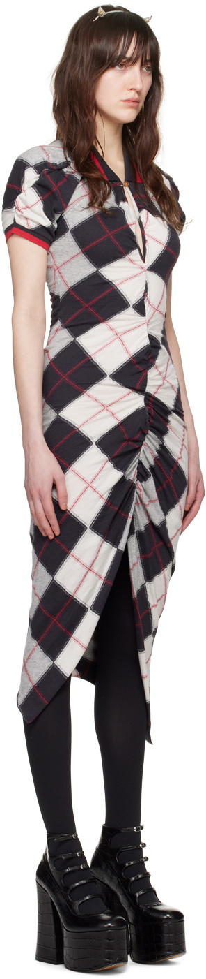 Vivienne Westwood Multicolor Pulling Midi Dress Vivienne