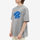 ADER Error Men's Distort Logo T-Shirt in Grey