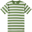 Armor-Lux Men's Wide Stripe T-Shirt in Ficus/Natural