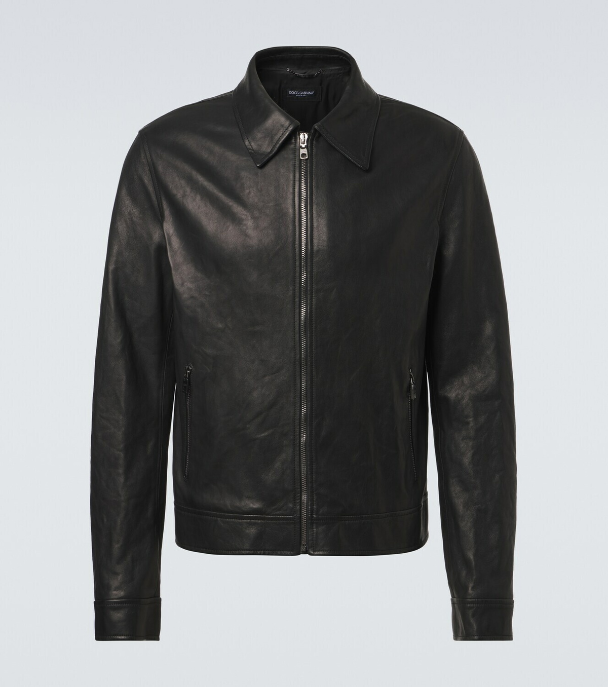 Dolce&Gabbana Leather blouson jacket