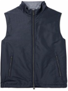 Canali - Padded Shell Gilet - Blue