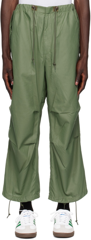 Photo: BEAMS PLUS Khaki MIL Micro Mesh Trousers