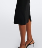 Dolce&Gabbana Virgin wool crêpe midi dress