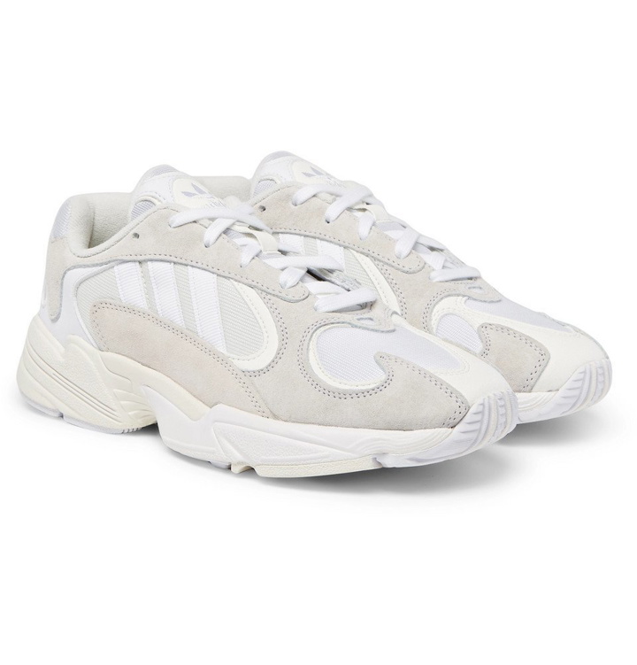 Photo: adidas Originals - Yung 1 Suede and Mesh Sneakers - Men - Off-white