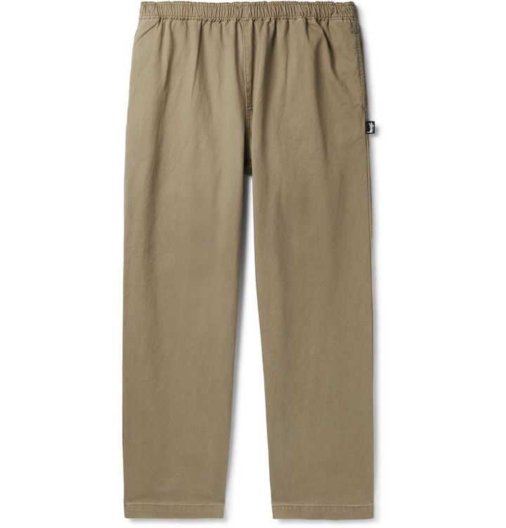 Photo: Stüssy - Cotton-Twill Trousers - Green