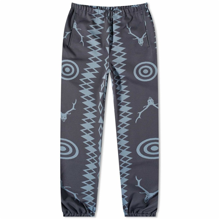Photo: South2 West8 Men's Skull & Target String Sweatpants in Charcoal