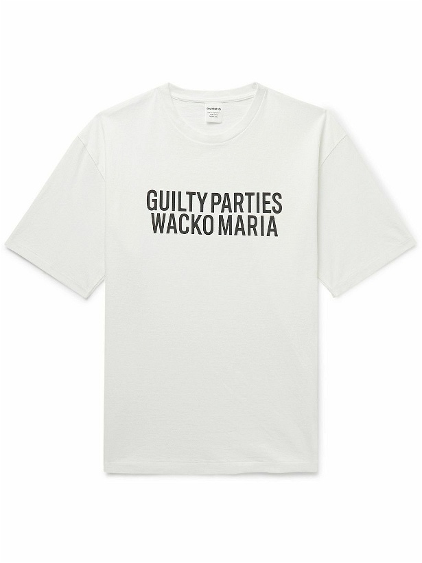 Photo: Wacko Maria - Logo-Print Cotton-Jersey T-Shirt - White