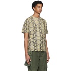 CMMN SWDN Beige and Black Snake Ridley T-Shirt