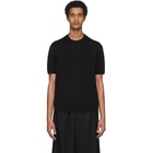 Comme des Garcons Homme Plus Black Wool Jersey T-Shirt