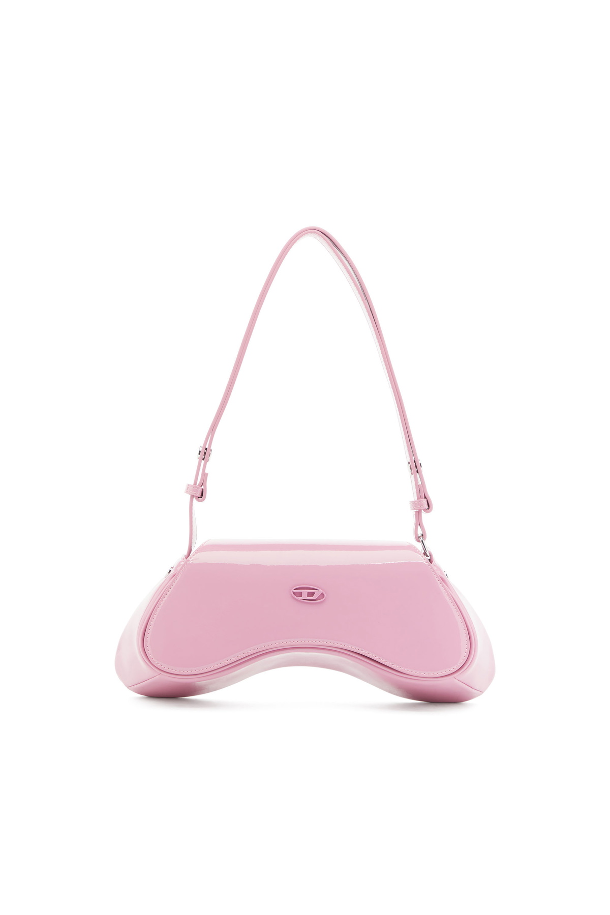Diesel Play-Glossy crossbody bag - Crossbody Bags Womens in Pink