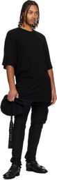 Julius Black 12oz Denim Crossbody Bag