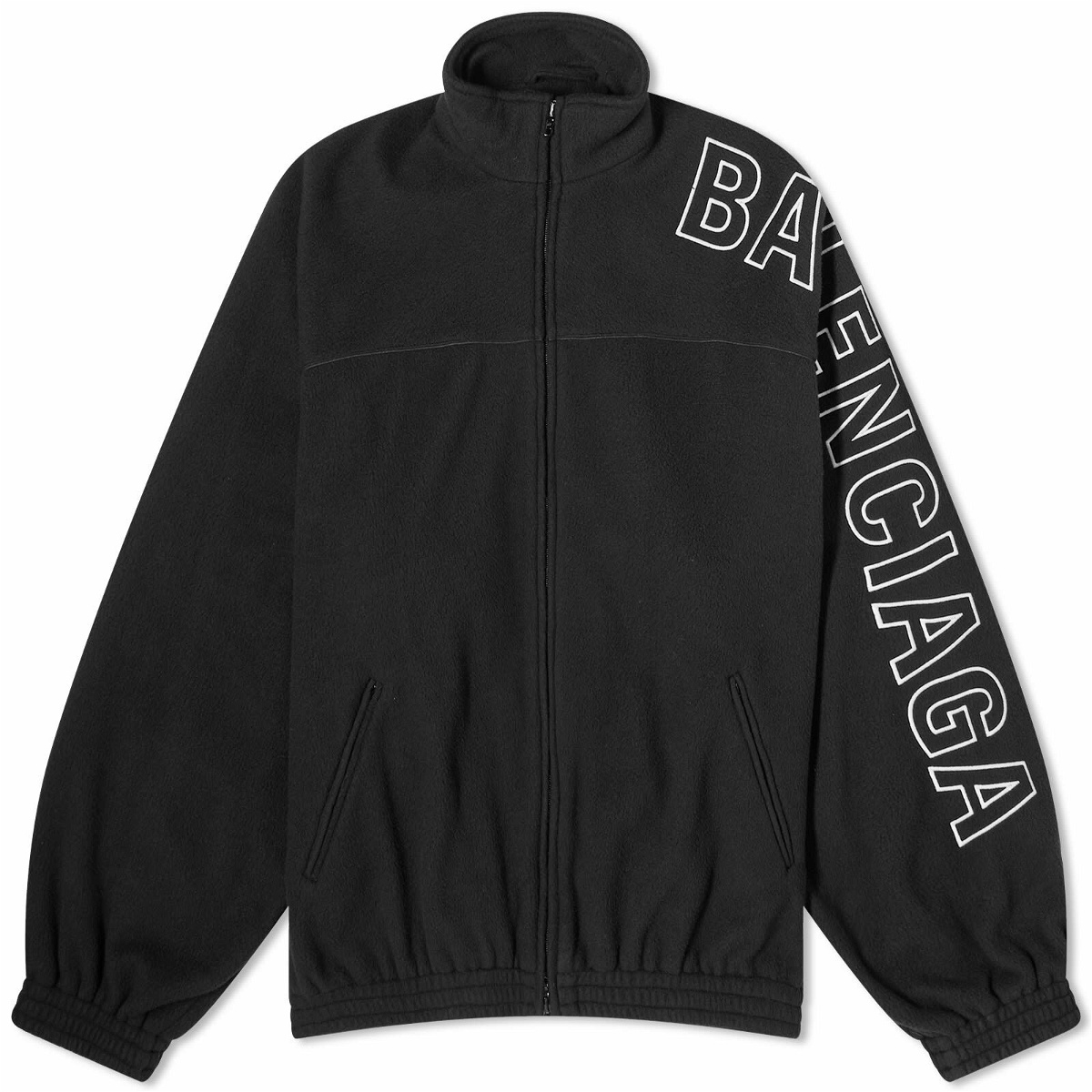 Balenciaga Men's Tracksuit Jacket in Black Balenciaga