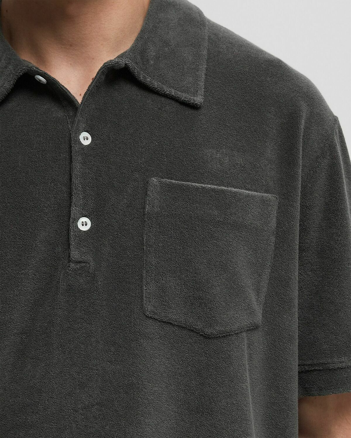 CLOSED SHORT SLEEVE POLO Grey Men
