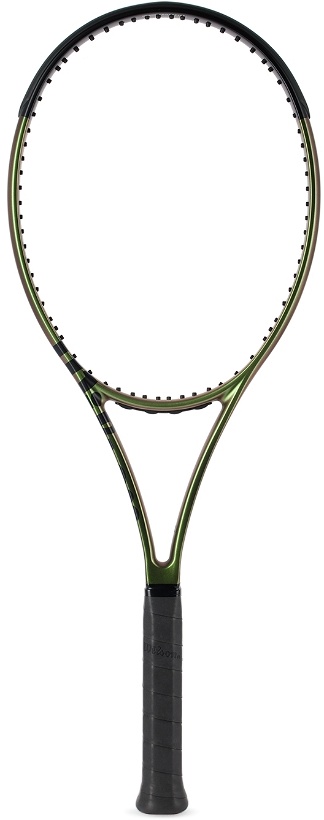 Photo: Wilson Green Blade v8 98 Tennis Racket