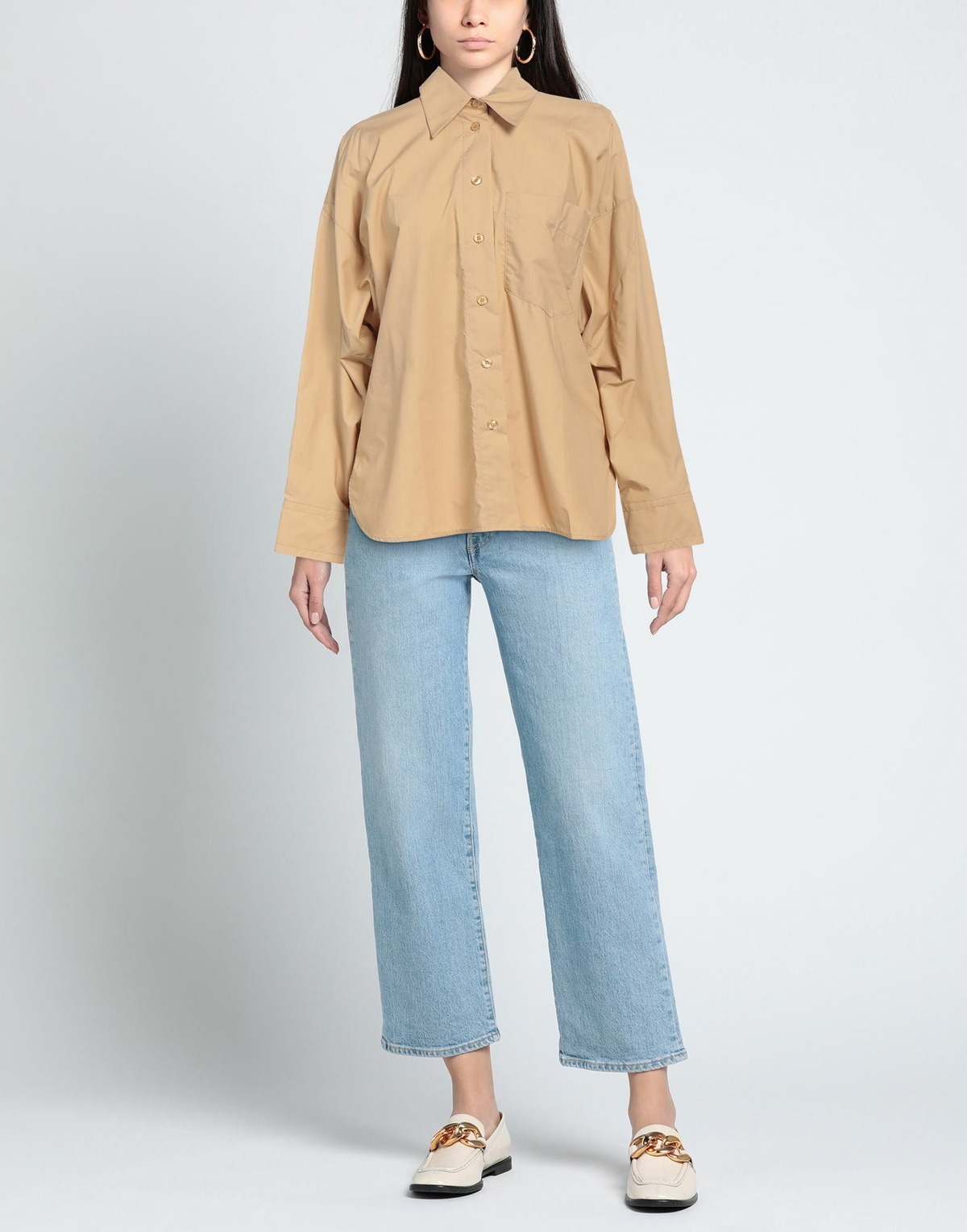 Low Classic Womens Shirt in Beige