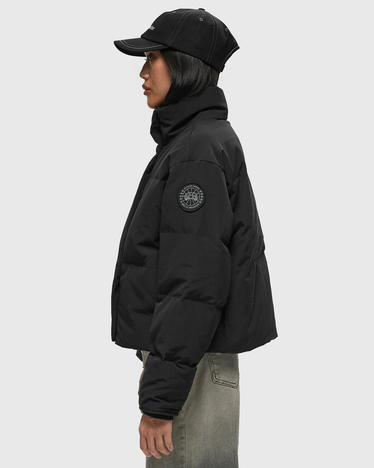 Cropped canada fashion goose jacket