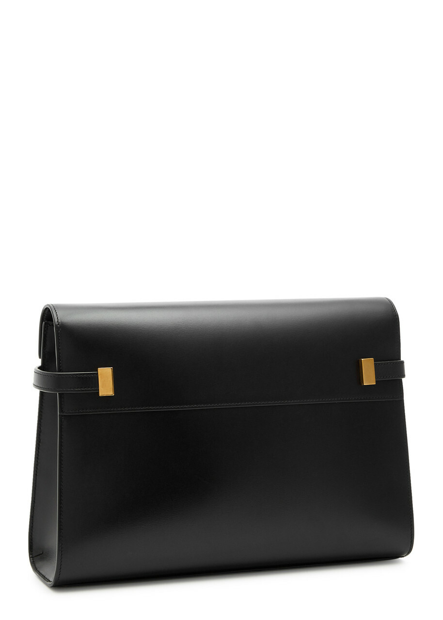 Saint Laurent Manhattan Small Leather Shoulder bag - Black - One