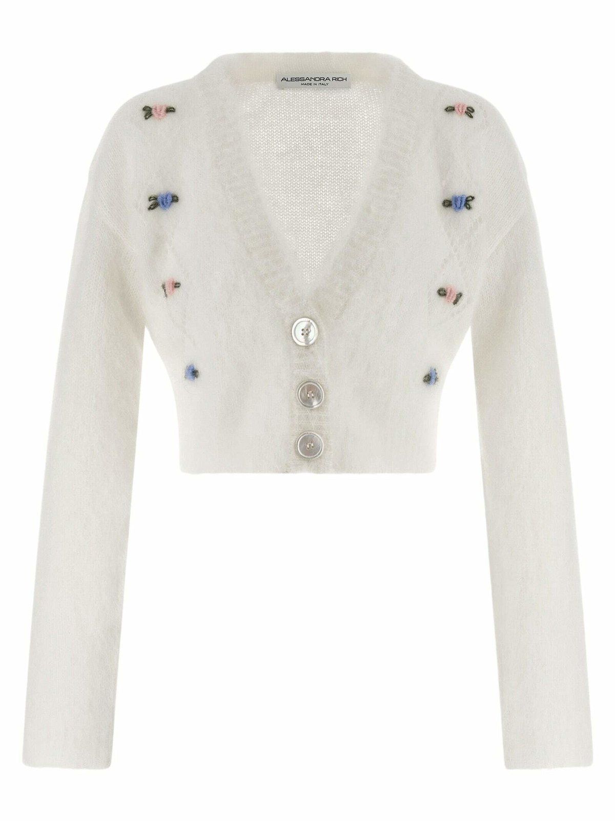 Alessandra Rich Carded Mohair Skirt