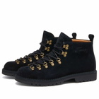Fracap Men's M120 Commando Sole Scarponcino Boot in Black Suede