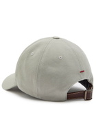 Brunello Cucinelli Logo-embroidered Cotton cap Khaki