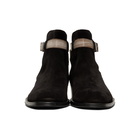 Paul Smith Black Denza Buckle Boots