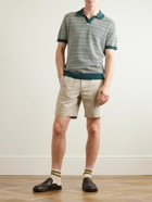 Mr P. - Straight-Leg Cotton-Twill Cargo Shorts - Neutrals